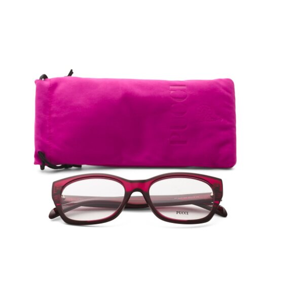 EMILIO PUCCI bordeaux 52mm Opticals